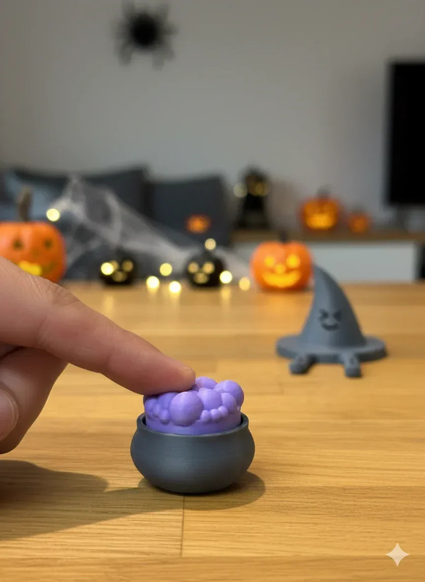 BooFlex II - Kittelklickare Fidget-leksak - Halloweendekoration. - 3dbutik.se