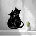 2D Loving Cats väggkonst.. - 3dbutik.se