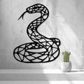 2D Low Poly Snake Väggkonst Design by: 2D Arts Licenstyp: HiveCommunity - 3dbutik.se