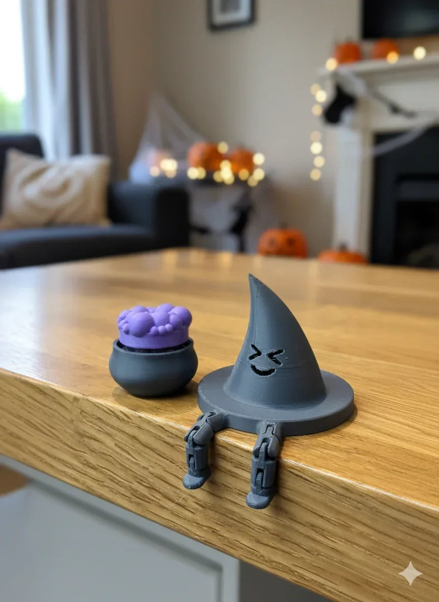 BooFlex I – Häxhatt med hängande ben - 3dbutik.se