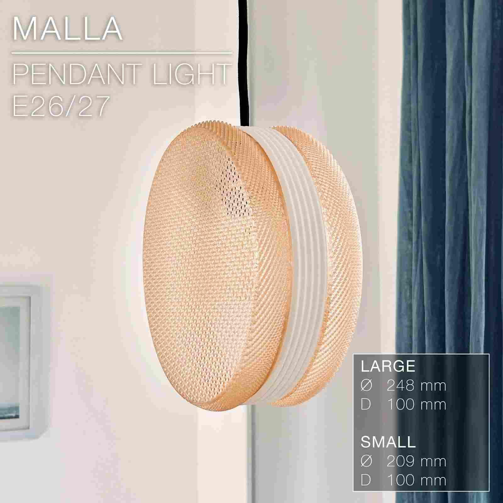 3D Utskrift - 3D Design -3dbutik.se MALLA pendellampa..