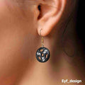 3D Utskrift - 3D Design -3dbutik.se Skivviktsörhänge..