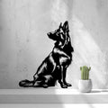 2D schäfer (fårhund) Väggkonst.. - 3dbutik.se