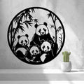 2D Pandas väggkonst.. - 3dbutik.se