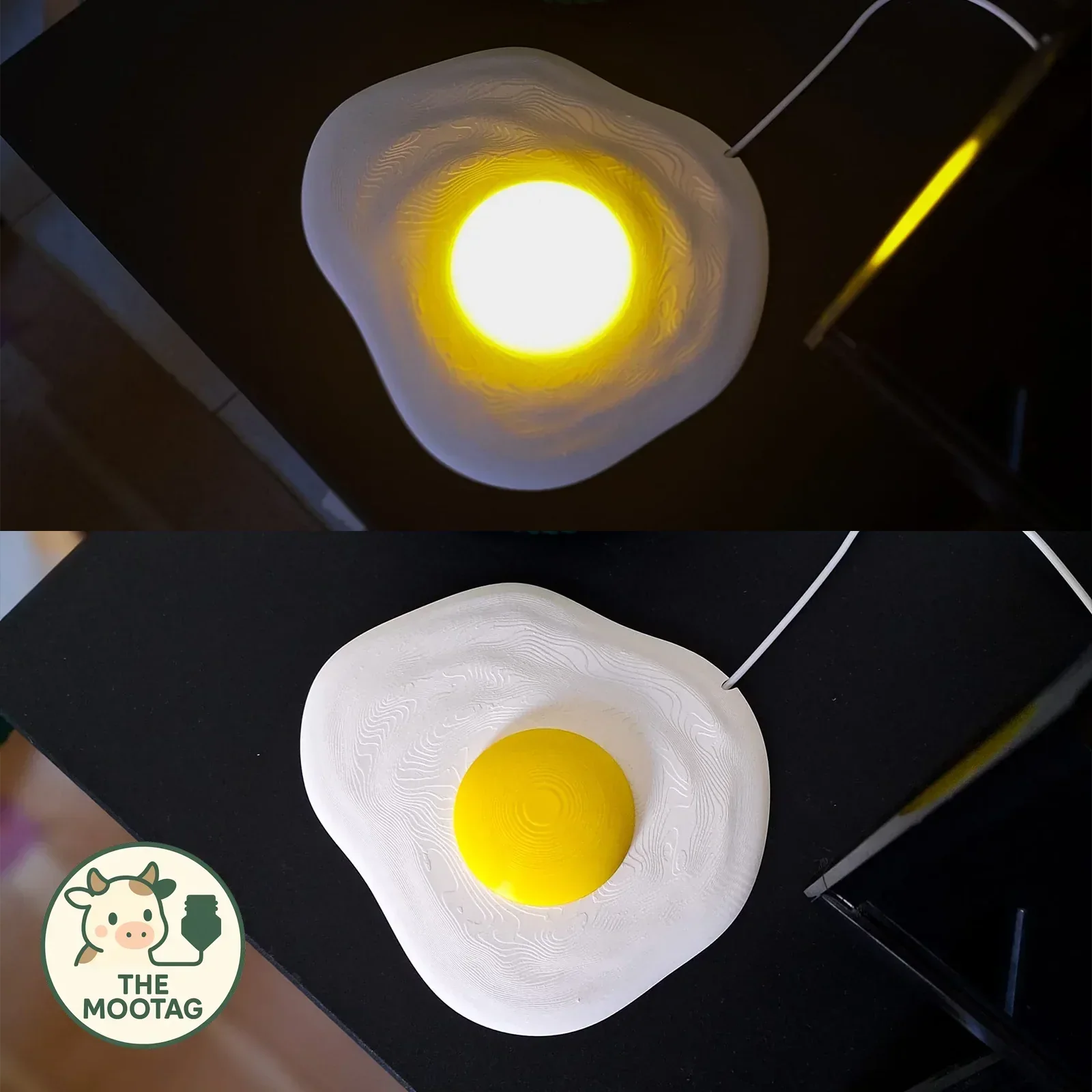 Stekt ägg-lampa - 3dbutik.se