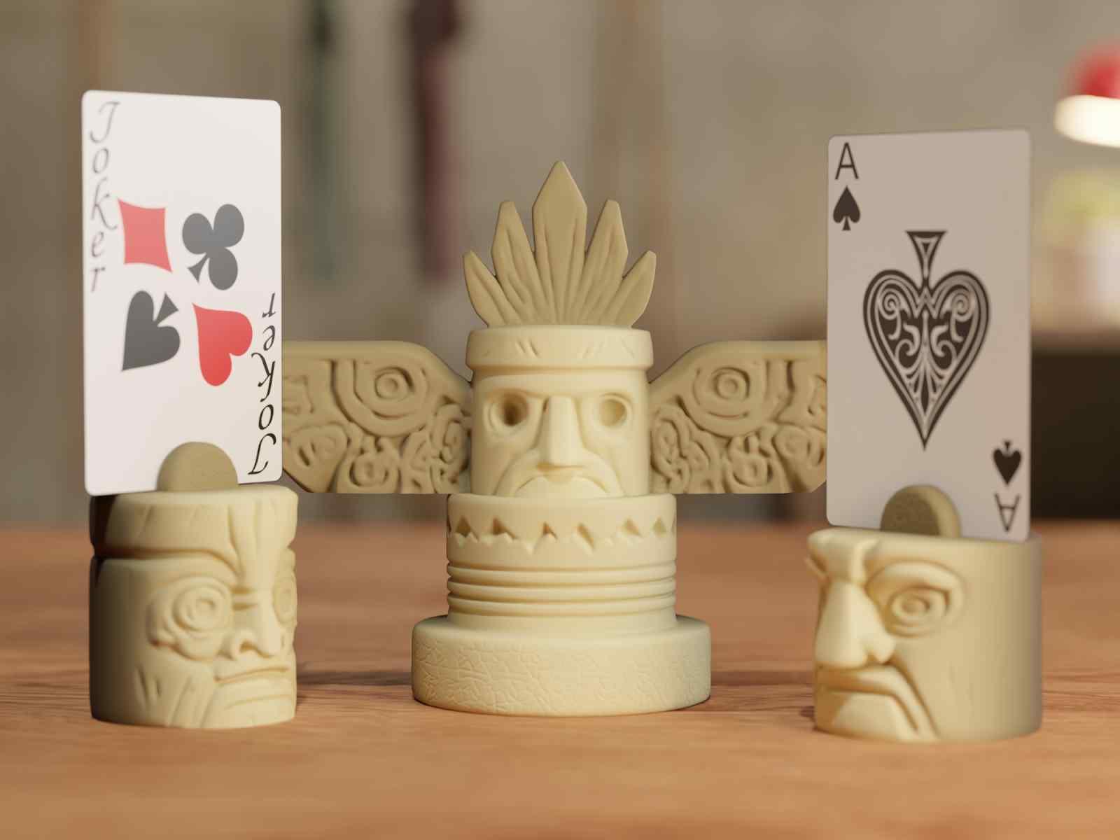 Totemkort och fotodisplay Design by: Enso Licenstyp: HiveCommunity - 3dbutik.se