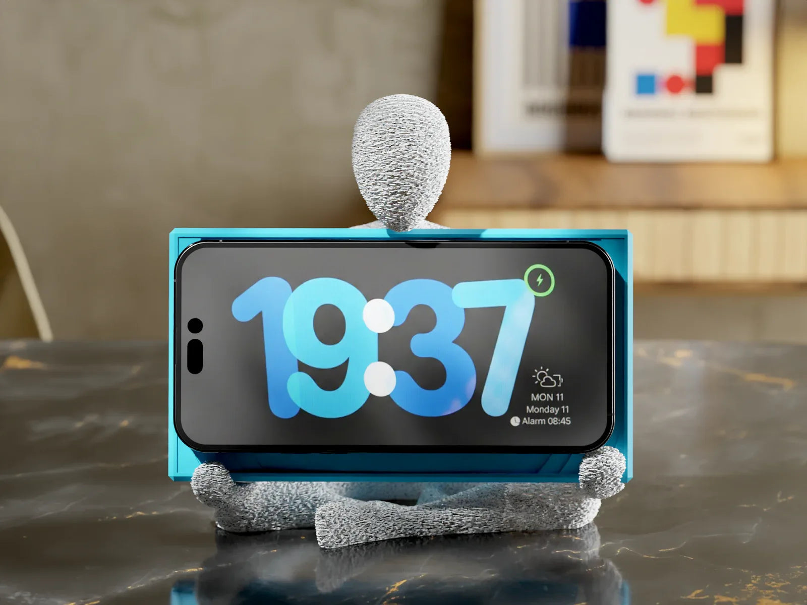 NObody - Smartphone-hållare V2 Design av: Collecticraft . - 3dbutik.se