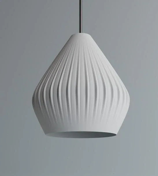 3D Utskrift - 3D Design -3dbutik.se Klockpendellampa..