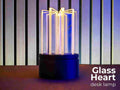 Glashjärta - skrivbordslampa.. - 3dbutik.se