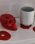 3D Utskrift - 3D Design Skull Coasters