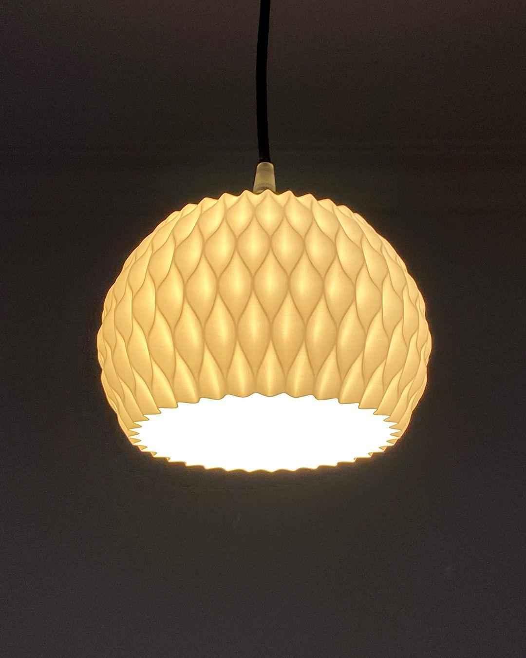 Vågig pendellampa.. - 3dbutik.se